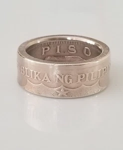 Philippinen Münzring | Philippinen 1 Piso Münzring | Unikat Geschenk | Reisegeschenk - Bild 1 von 6