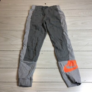 Nike Youth Large Gray White Sweatpants Activewear Bottoms - Picture 1 of 11