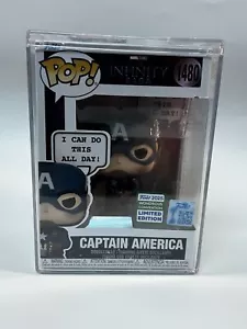 Funko Pop! Marvel Captain America (I Can Do This All Day) (2025 WonderCon) #1480 - Picture 1 of 6