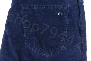 RAG & BONE Men's Fit 2 Slim NAVY BLUE Corduroy Pants Size 34 32 Zipper Button - Picture 1 of 6