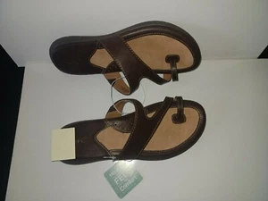 B.O.C Born Women's toe ring Sandals Laurina Slip On Shoes brown size 9 M - Picture 1 of 3