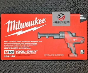 Milwaukee M18 18 Volt 2641-20 10 Oz Caulk & Adhesive Gun - Brand New in Box - Picture 1 of 4