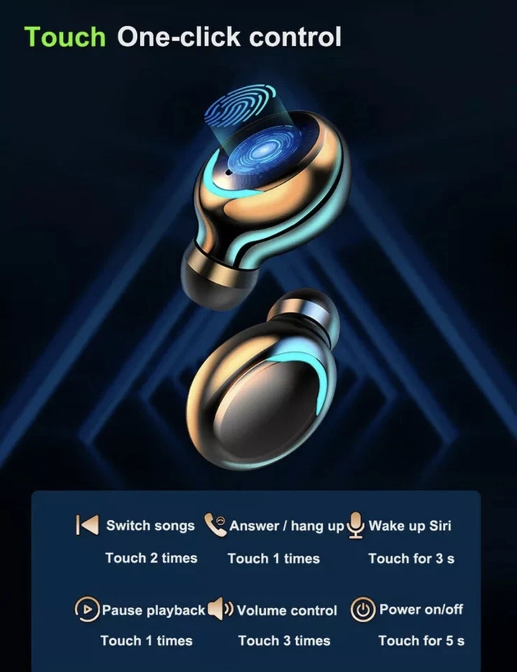 FDGAO A47060001 Wireless In-Ear Headphones - Black - Image 1 of 4