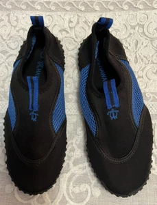 Nuevo Hawaii Mujer Azul Deportes Acuáticos Playa Goma Malla Calcetín Zapatos Sin Cordones 7M Q21 - Imagen 1 de 7