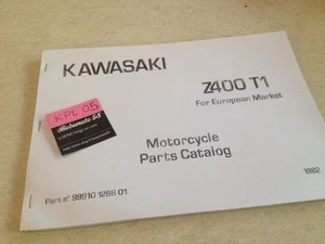 Kawasaki Parts Lista Z400 T1 Custom Z 400 Catalogo Lista Pezzo di Ricambio - Foto 1 di 12