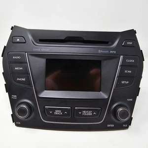 2013-2016 HYUNDAI SANTA FE SPORT CD PLAYER RADIO MEDIA OEM RECEIVER W/ DISPLAY - Picture 1 of 7