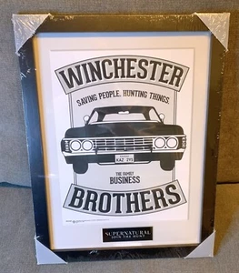 Winchester Brothers Supernatural Collectors Framed Poster Print 35 x 45 - Picture 1 of 5