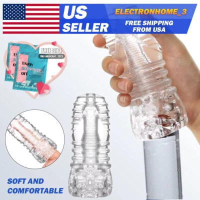 Masturbador Masculino Jalea Pene Manga Stroker Bolsillo Coño Stroker-Sexo-Juguete-para Hombres Foto 1 de 4