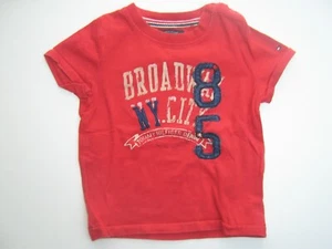 Tommy Hilfiger*T-Shirt Jungen Gr. 86*Shirt*Hemd*Jungs*Rot* - Bild 1 von 5