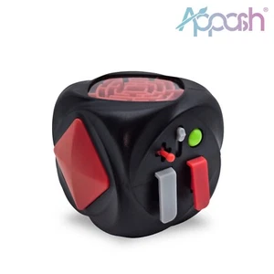 Fidget Cube Stress Anxiety Pressure Relieving Toy for Focus[Black] - Picture 1 of 8