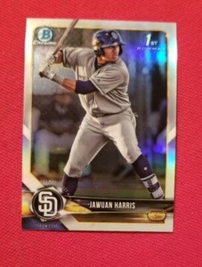 2018 Bowman Draft Chrome Refractor Jawuan Harris 1ST BOWMAN #BDC-85 FREE SHIP