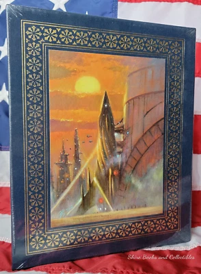 SEALED NEW Foundation Trilogy Isaac Asimov Easton Press Leather Lt Ed 800 Signed - Image 1 of 4