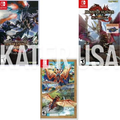 Monster Hunter Generations Ultimate+Rise+Sunbreak+Stories Collection New Bundle - Image 1 of 4