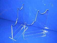 pair of double gun musket display stands acrylic perspex 