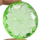 164 Carat Natural Round Shape Huge Green Topaz Carved Loose Gemstone