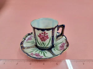 Vintage Pink Flower Cup and Saucer - Picture 1 of 3