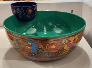 Disney Parks Encanto Luisa Camilo Dolores and Bruno Chip and Dip Bowl 2PC Set - Picture 1 of 5