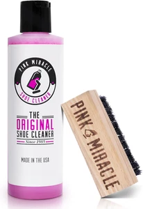 Shoe Cleaner Kit W/ Bottle & Brush for Fabric, Leather, Suede, Nubuck - Picture 1 of 12