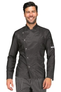 GIACCA CHEF CUOCO BELFAST SUPERDRY NERO MANICA LUNGA ISACCO PREZZO SHOCK - Foto 1 di 1