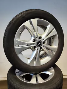 4 Winterräder 225 50 R17 Mercedes C-Klasse W205 17" Alufelgen Winterreifen - Bild 1 von 8