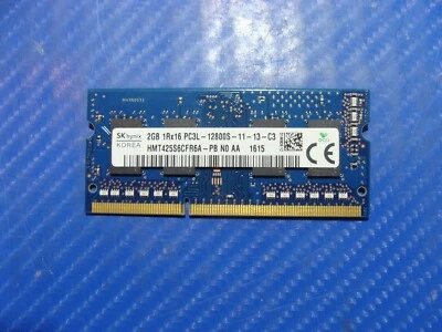 Dell 15-5555 15.6" 2GB 1Rx16 PC3L-12800S SO-DIMM Memory RAM HMT425S6CFR6A-PB - Image 1 of 2