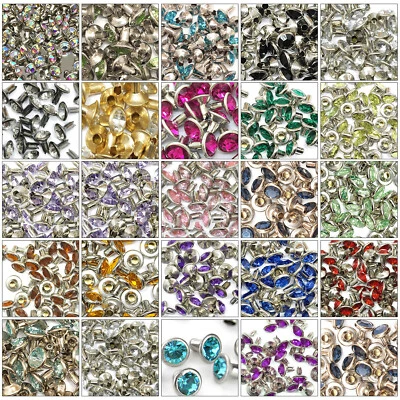 CRAFT SHOP Acryl Kristall Strass Nieten Leder Tasche Schuh Dekor Diamant Nieten Punkt Tack