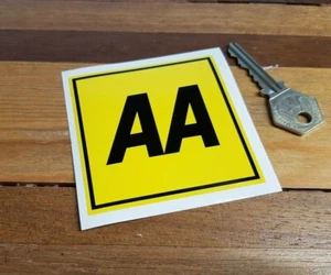 AA Later Style Car Window Sticker 3" British Automobile Association Classic Van - Picture 1 of 1