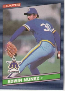 FREE SHIPPING-MINT-1986 Leaf Canadian Edwin Nunez #66 MARINERS - Picture 1 of 1