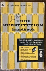 VINTAGE 1963 SAMS PHOTOFACT TUBE SUBSTITUTION HANDBOOK AMPS RECEIVERS INDUSTRIAL - Picture 1 of 2