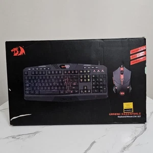 Redragon Gaming Essentials Keyboard/Mouse 2 In 1 Set Model S101-3 - Picture 1 of 4