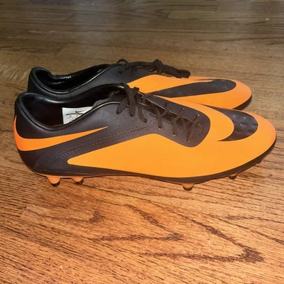 Футбольные бутсы Nike Hypervenom Phatal FG оранжевые черные 599075-008 мужские размер 9 США - Изображение 1 из 4