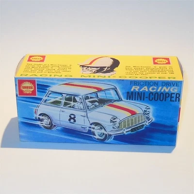 Hong Kong Shell Petrol Promotional Morris Mini Cooper Repro Box - Image 1 of 4
