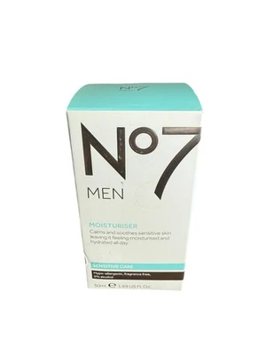 No7 Men Moisturizer for Sensitive Skin Fragrance Free, Aloe Daily Use 1.69 oz - Image 1 of 3