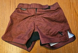HAYABUSA MMA Fight Shorts Mens Small Hex Mid-Thigh Kickboxing Jiu Jitsu - Picture 1 of 4