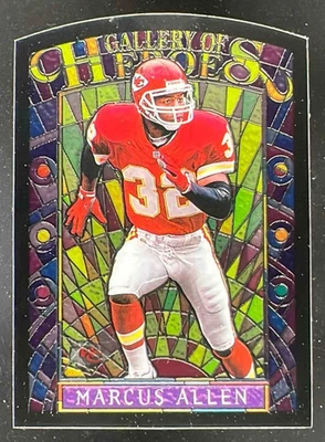 1997 Topps Gallery Gallery of Heroes #GH2 Marcus Allen - Image 1 of 2