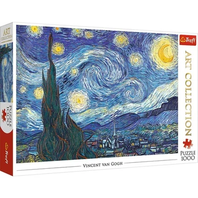 Trefl 1000 Piece Art Collection The Starry Night Jigsaw Puzzle - Image 1 of 4