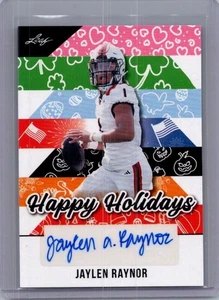 Jaylen Raynor 2025 Leaf Holiday Auto - Foto 1 di 2