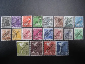 Berlin Nr. 1-20, schwarzes Aufdruck, Satz, gestempelt, Alt Signatur *LE2285 - Bild 1 von 10