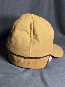 Vintage Carhartt Hat Cap Ear Flaps Insulated Quilted Canvas Made in USA Medium - Picture 1 of 7