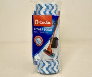 O Cedar Power Scrub Roller Scopa Testa Ricarica Microfibra Onda Spugna Blu Bianco NUOVO - Foto 1 di 7