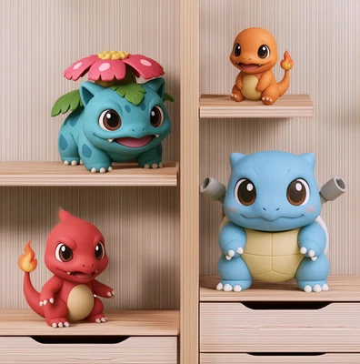 3D Printed Desk Toy Decor Gift Fan Display Kanto Region 151 Catch em All - Image 1 of 4