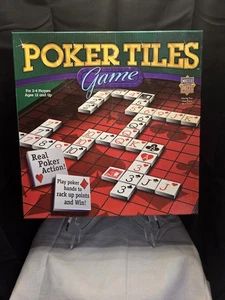 Poker Tiles Board Game 2005 MasterPieces Puzzle Co ~Complete Great Condition! - Picture 1 of 7