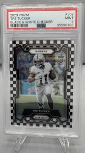 2023 Panini Prizm - Rookies Black White Checker Prizm Tre Tucker PSA 9 SP - Picture 1 of 2