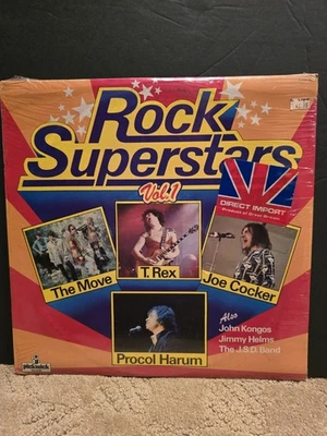 Rock superstars, vol. 1 Various PICKWICK 12" UK R-Rex Joe Cocker, OG '74 SEALED - Image 1 of 4