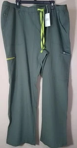 Figs Cairo Cargo Scrub Pants Men size 5XL T Tall Uniform Medical Green GN108 NEW - Picture 1 of 7