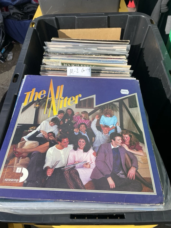 The All Niter on sessions 4 lp set media VG sleeve G  50 hit songs 1986 - Image 1 of 1