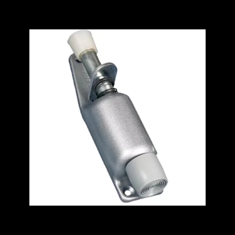 Groom 180600 Lot de 6 Arrêt fixe de porte Groom acier laqué argent avec tampon - Photo 1/1