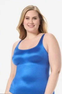 Cami de bolsillo liso con cinta de rubí #3073 soporte ligero Prendas moldeadoras Top - Imagen 1 de 7