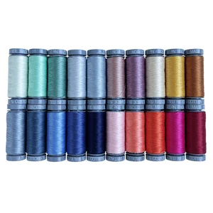 Foundations 28wt by Aurifil 100% Cotton 20 Small Spools for Hand Embroidery - Picture 1 of 2