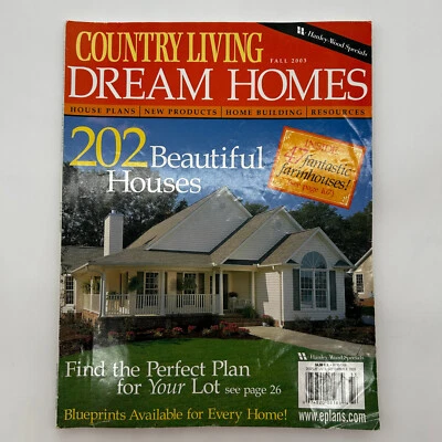 Country Living Dream Homes House Plans Fall 2003 Farmhouses - Image 1 of 4